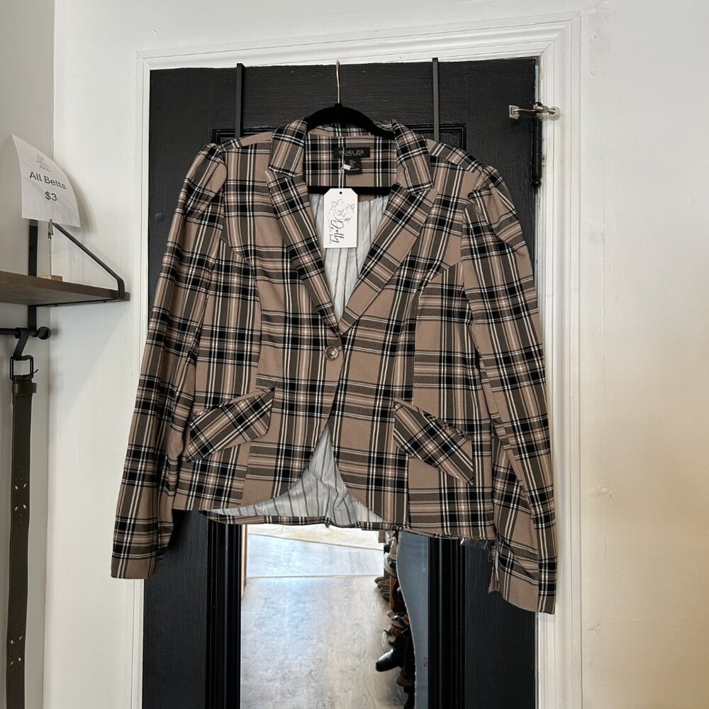 Rachel Zoe Coat Tan & Black